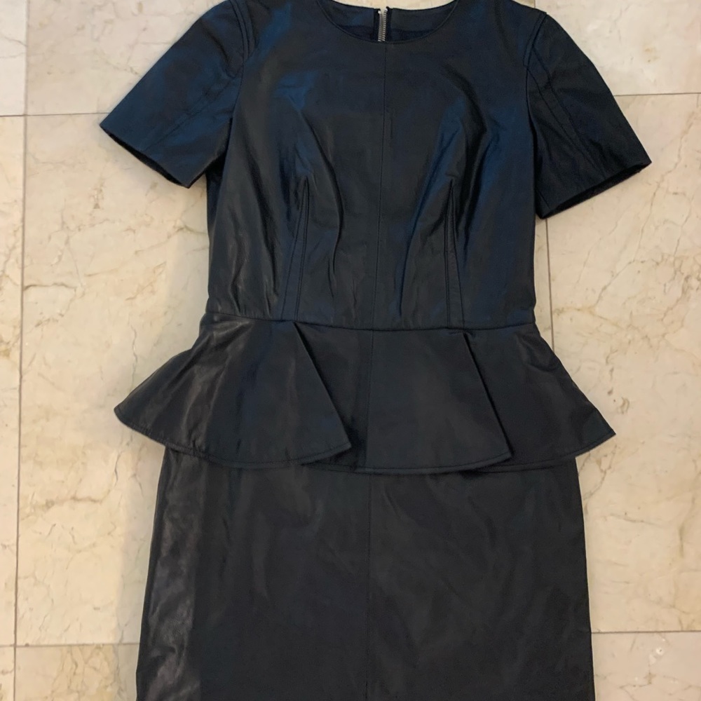 McQ- Alexander McQueen - leather dress.  Perfect condition!